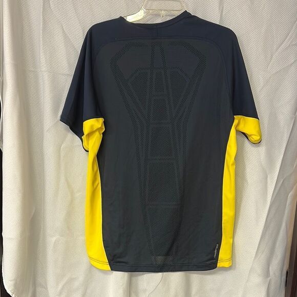 Adidas Blue and Yellow Short Sleeve Tee - Picture 3 of 5